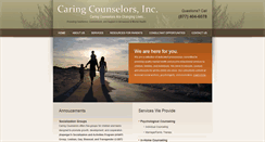 Desktop Screenshot of caringcounselorsinc.com